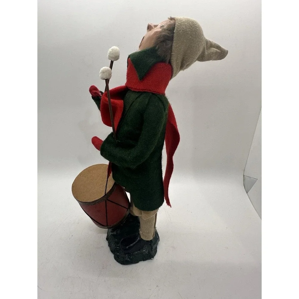 Vintage Byers Choice 1984 Drummer Boy Caroler Signed Bumpy Base 9.5